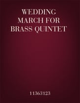 Wedding March for Brass Quintet P.O.D. cover